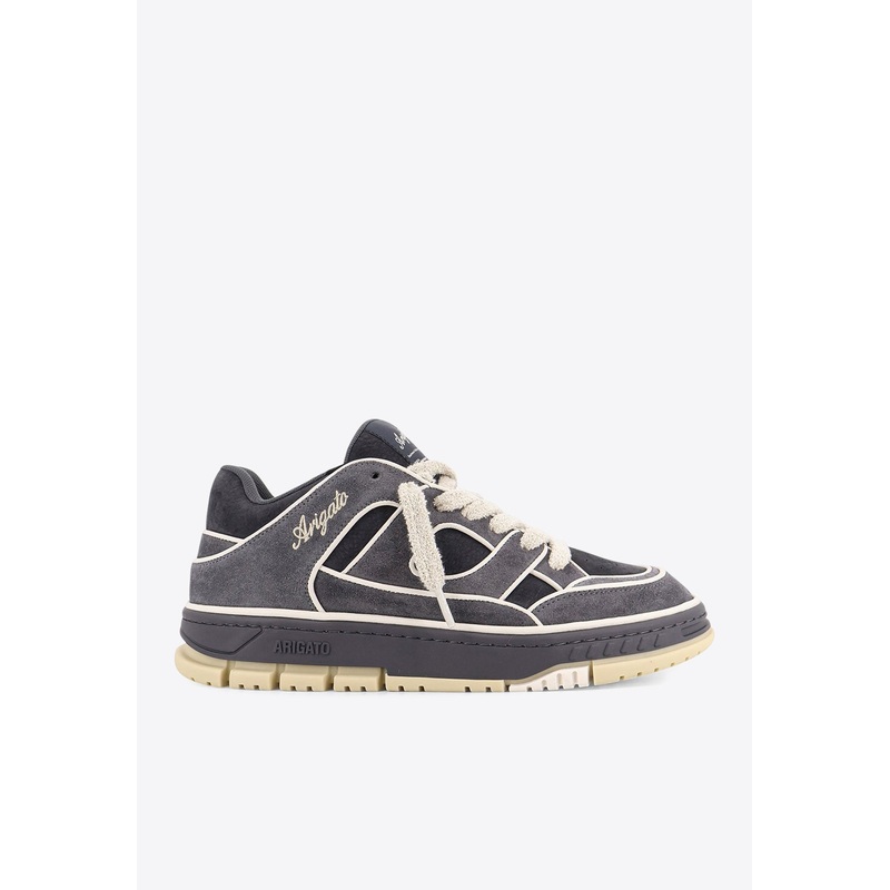 Area Lo Low-Top Suede Sneakers Black mshoeseu_EU 40