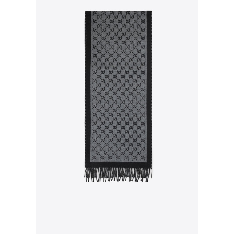 New Moon Wool Scarf Black Onesize