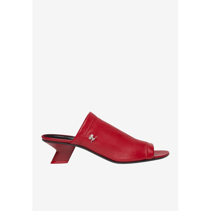 Wet Stretch 50 Leather Mules Ruby wshoeseu_EU 36