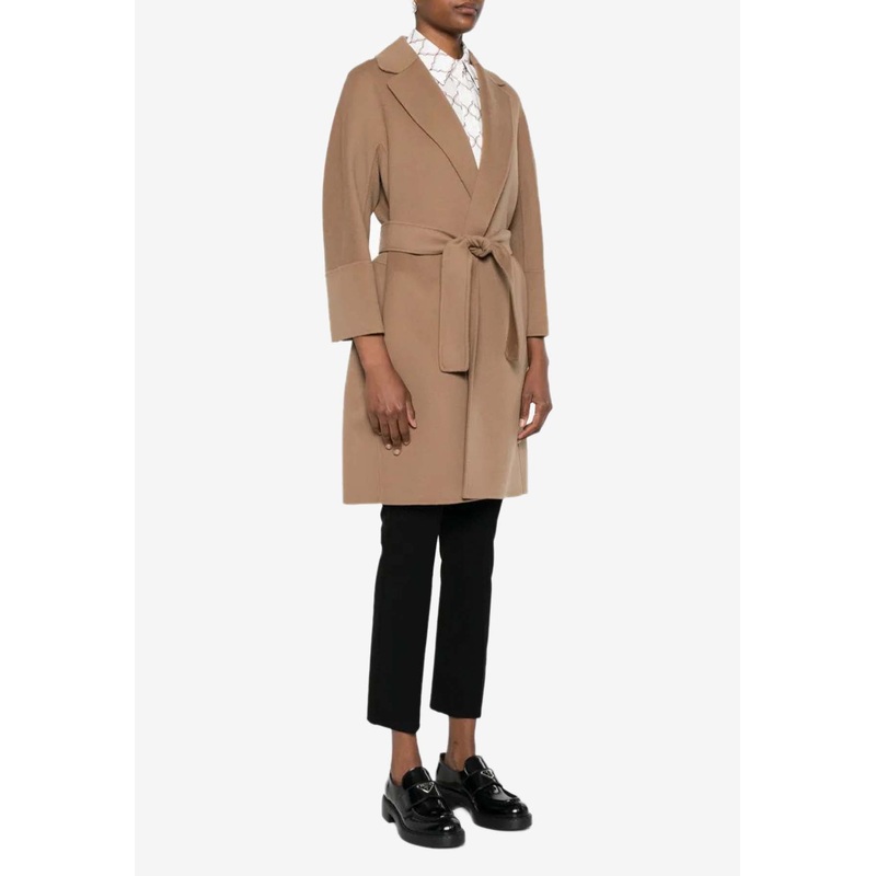 Arona Wrap Belted Coat Brown wrtwit_IT 36