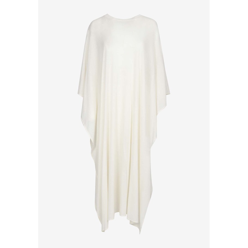 Yoko Midi Kaftan Dress Off-white wrtwuk_UK 6