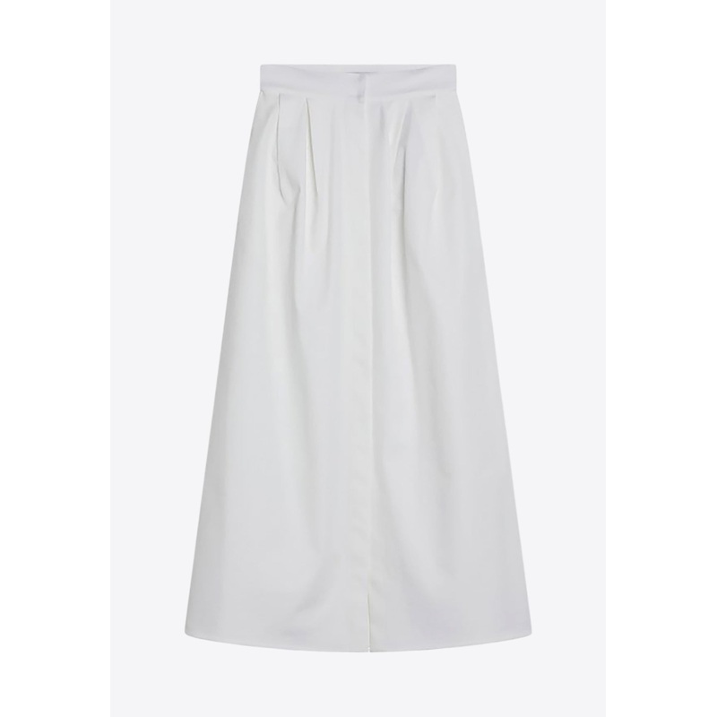 Alcade Gabardine Midi Skirt White wrtwit_IT 38