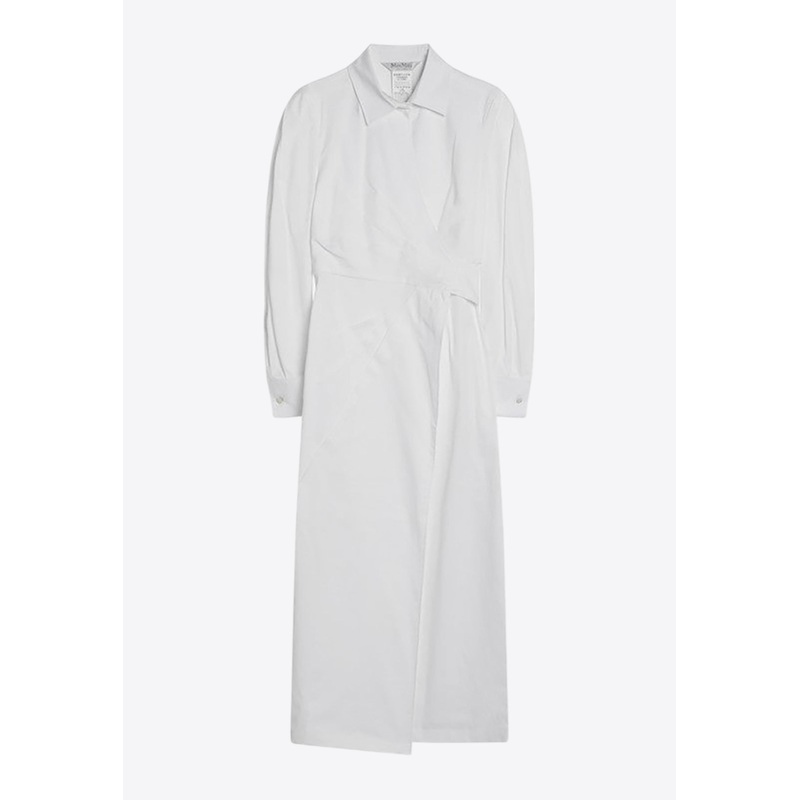 Balzac Midi Shirt Dress White wrtwit_IT 38