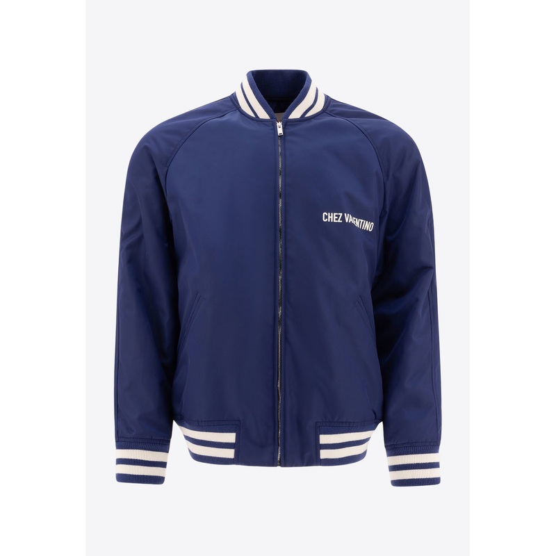 Chez Valentino Bomber Jacket Blue mrtwit_IT 46