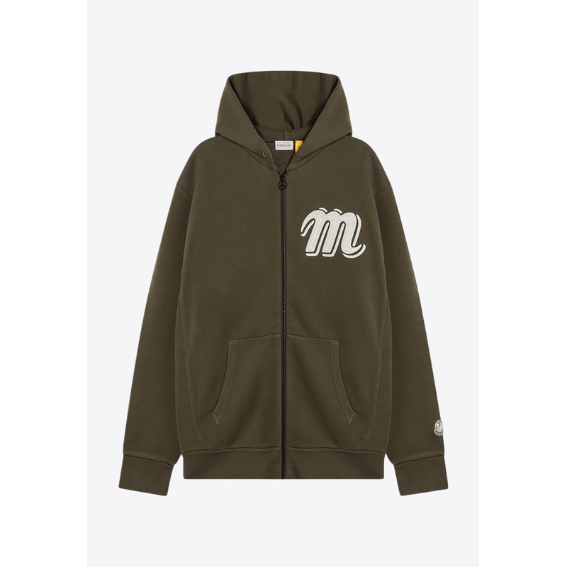 M Logo Hooded Sweatshirt Military Green mrtwstd_S