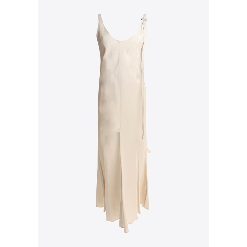 Unione V-neck Midi Dress Beige wrtwit_IT 40