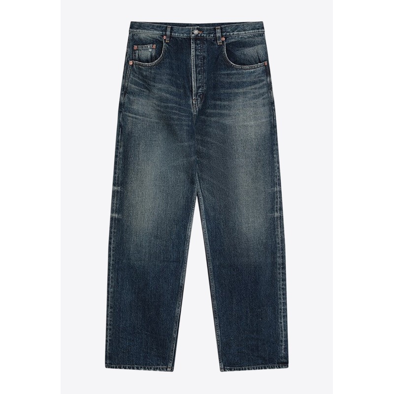 Vintage Straight-Leg Jeans Blue mrtwbottoms_31