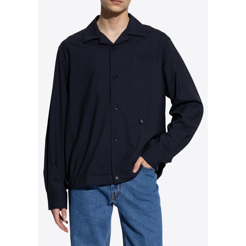 4G Logo Long-Sleeved Shirt Navy mrtwit_IT 46
