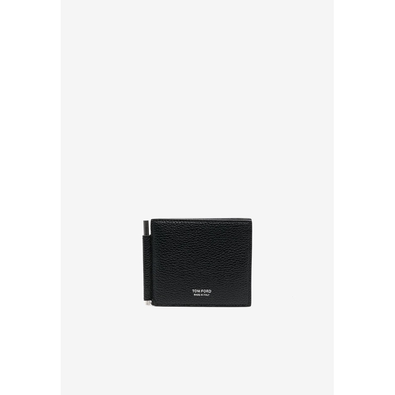 Bi-Fold Leather Cardholder Black Onesize