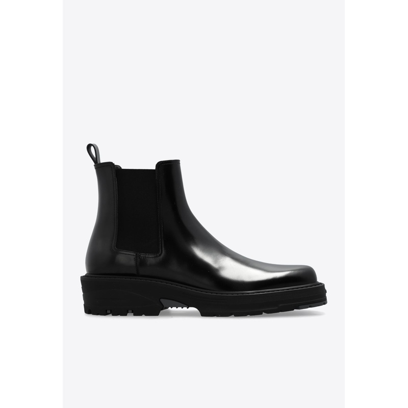Calf Leather Chelsea Boots Black mshoeseu_EU 40