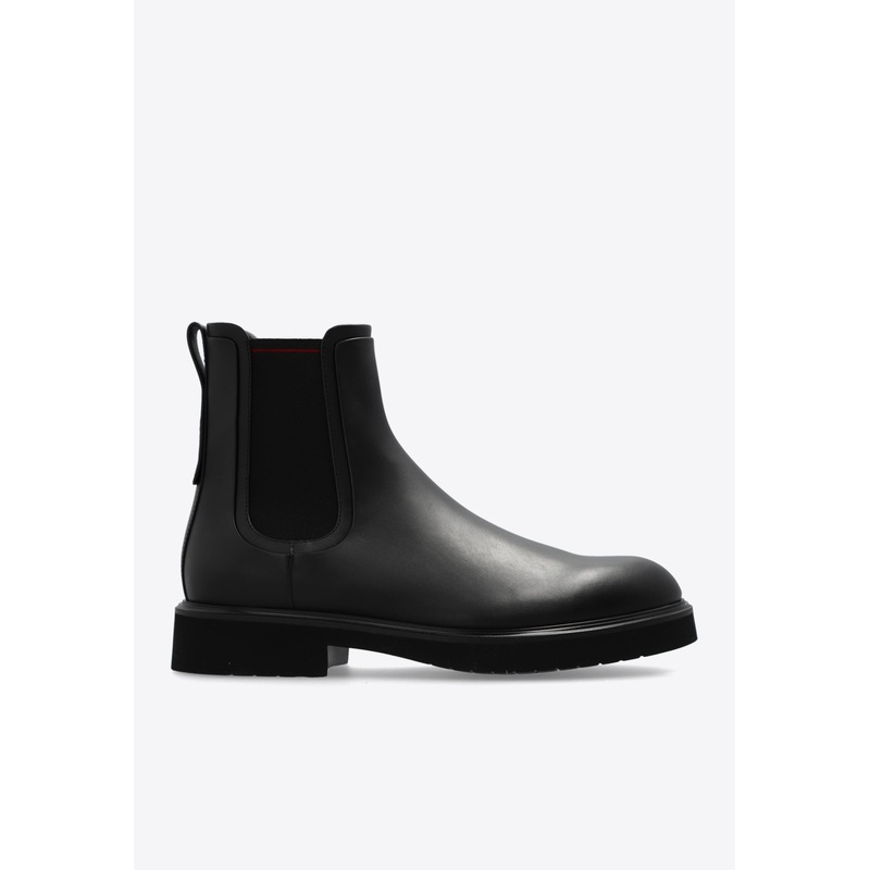 Cezanne Leather Ankle Boots Black mshoesus_US 6