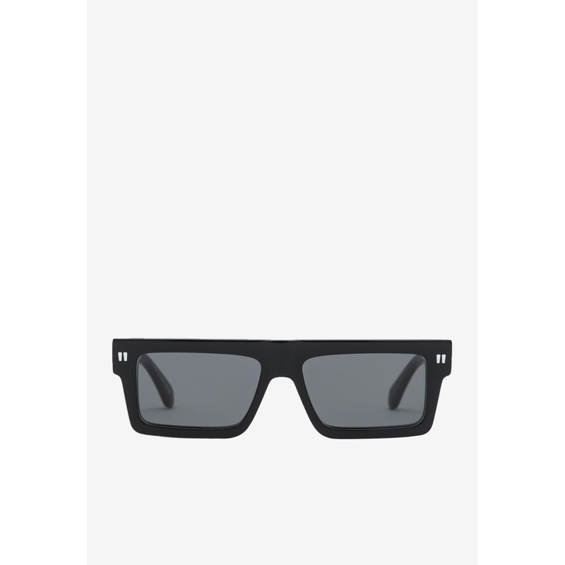 Chandler Rectangular Sunglasses Gray Onesize