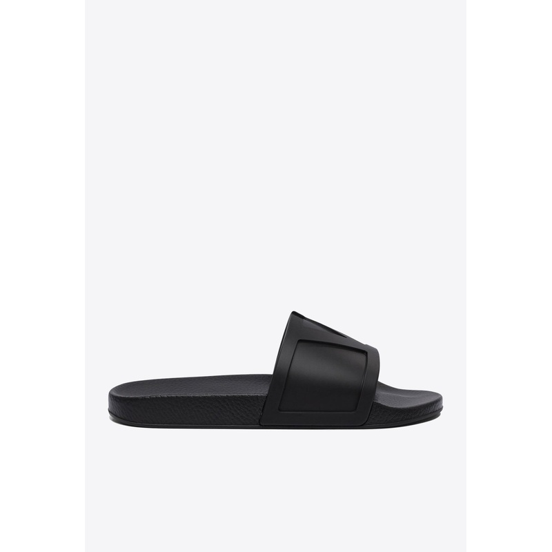 Coolside VLogo Rubber Slides Black mshoeseu_EU 40