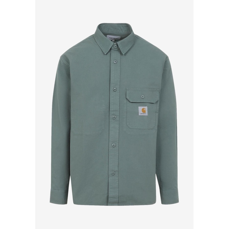 Reno Long-Sleeved Shirt Green mrtwstd_S