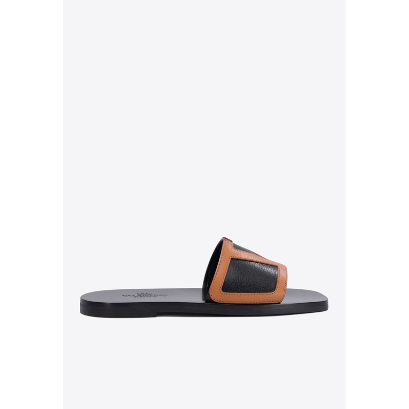 Viva Superstar Nappa Leather Flat Sandals Black wshoeseu_EU 38