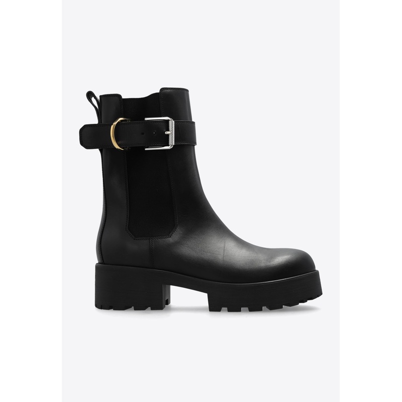 Voyou Calf Leather Chelsea Boots Black wshoeseu_EU 36