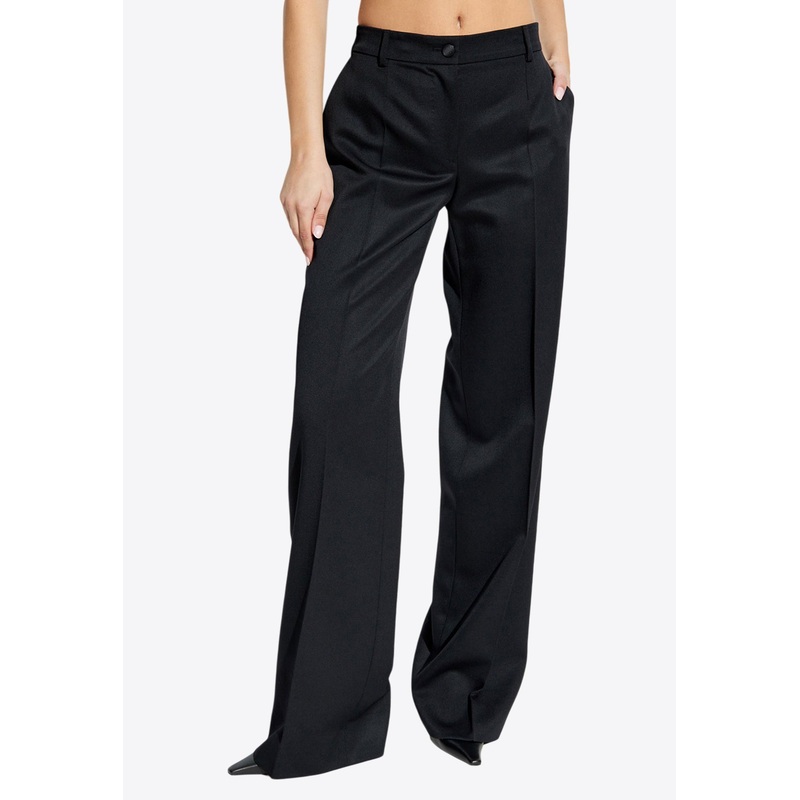 Wool Flared Pants Black wrtwit_IT 38