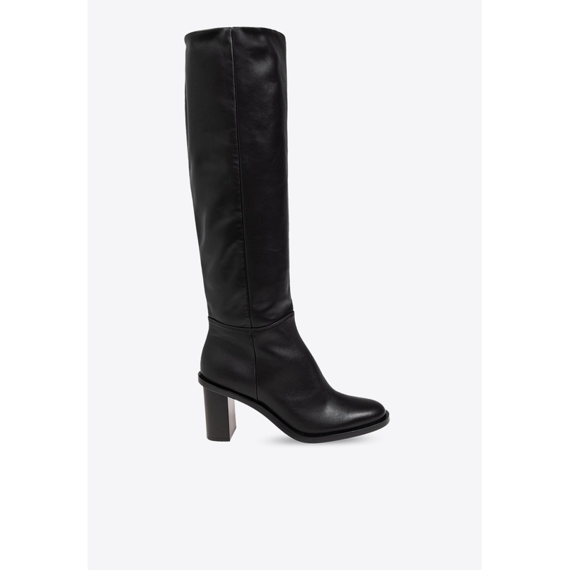 Boost 80 Leather Knee-High Boots Black wshoeseu_EU 36