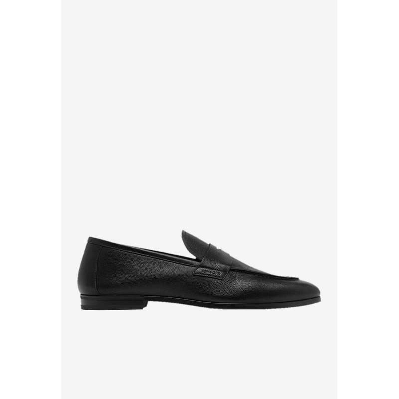 Sean Twisted Band Loafers Black mshoesus_US 6