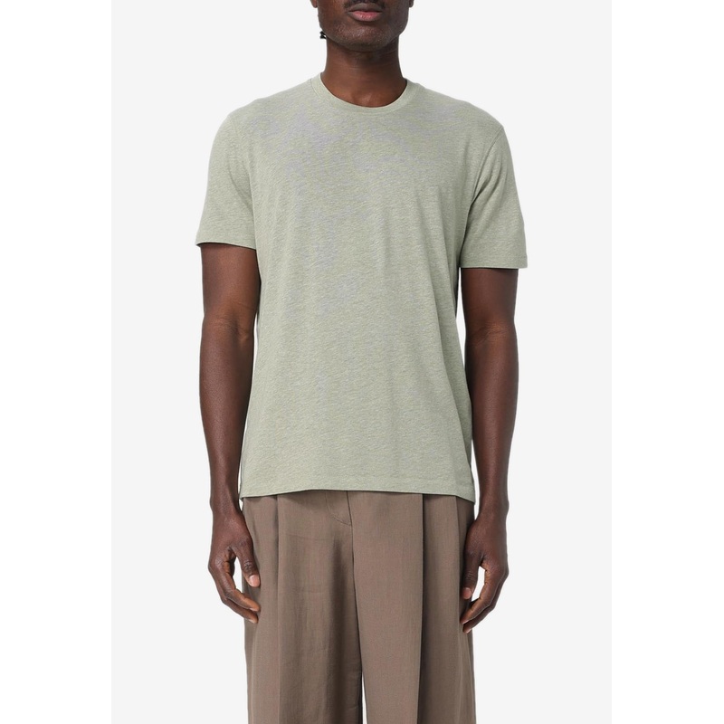 Short-Sleeved Solid T-shirt Green mrtwit_IT 48