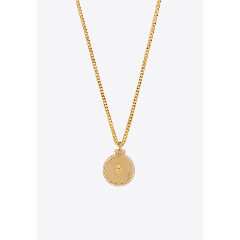 Sovereign Skull Chain Necklace Gold Onesize