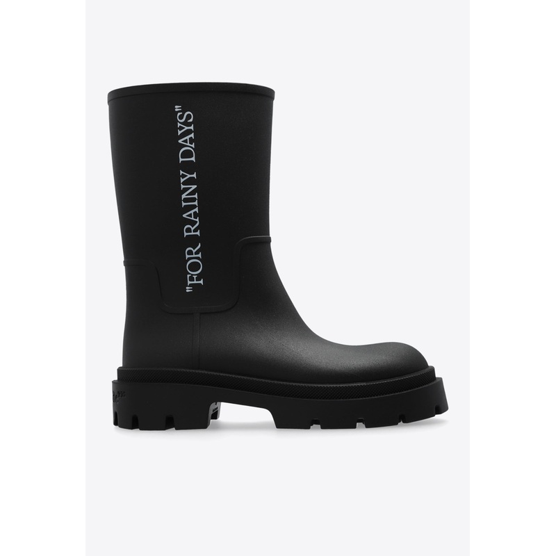 Teboot Mid-Calf Rain Boots Black mshoeseu_EU 39