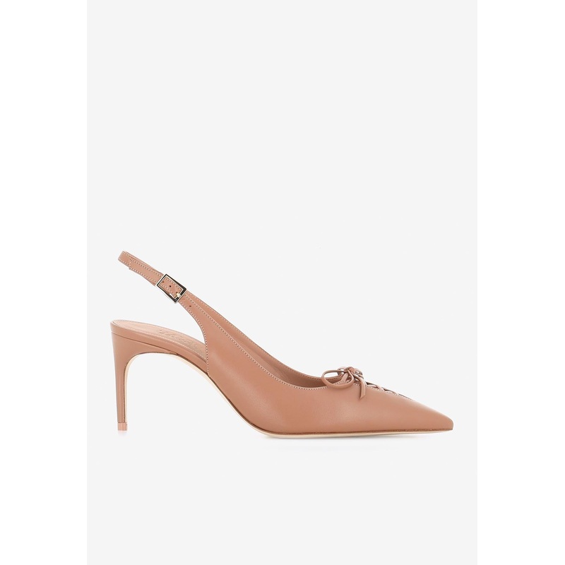 Trudie 70 Leather Pumps Blush wshoeseu_EU 35