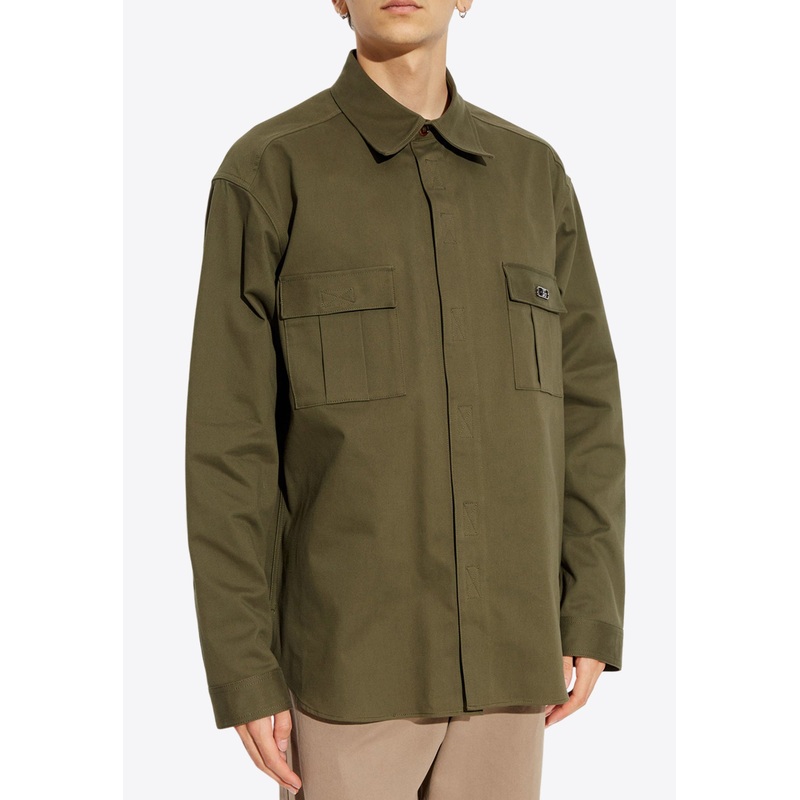 DG Logo Long-Sleeved Shirt Green mrtwshirtseu_EU 39