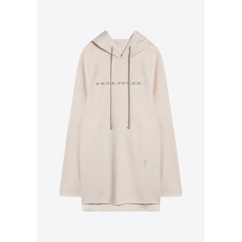 Hollywood Oversized Logo Hoodie Ivory mrtwstd_M