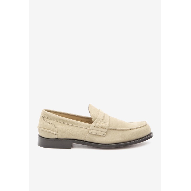 Pembrey Suede Loafers Beige mshoesuk_UK 6