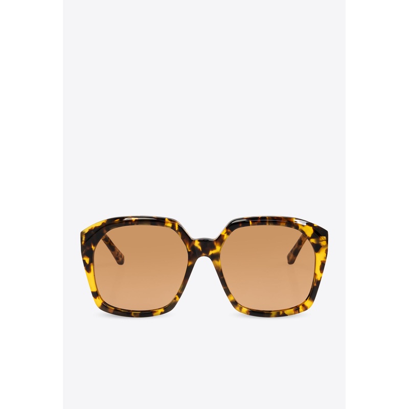 Salome Square Sunglasses Brown 57