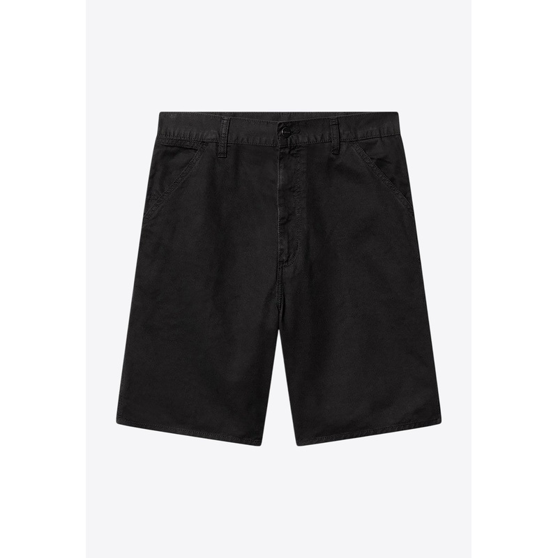 Single Knee Bermuda Shorts Black mrtwbottoms_30