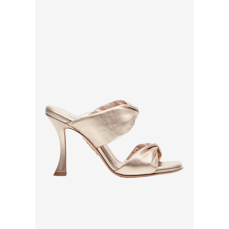 Twist 95 Leather Mules Gold wshoeseu_EU 36
