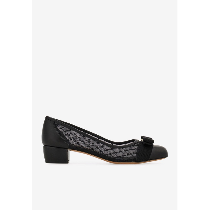 Vara Mesh 30 Pumps Black wshoesus_US 6