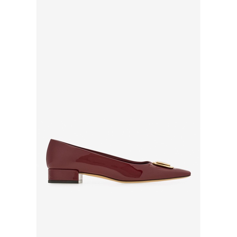 Venera Vara Bow Ballet Flats Burgundy wshoesus_US 6