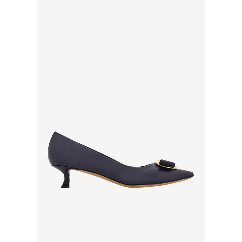 Zelma 40 Vara Bow Pumps Navy wshoesus_US 6