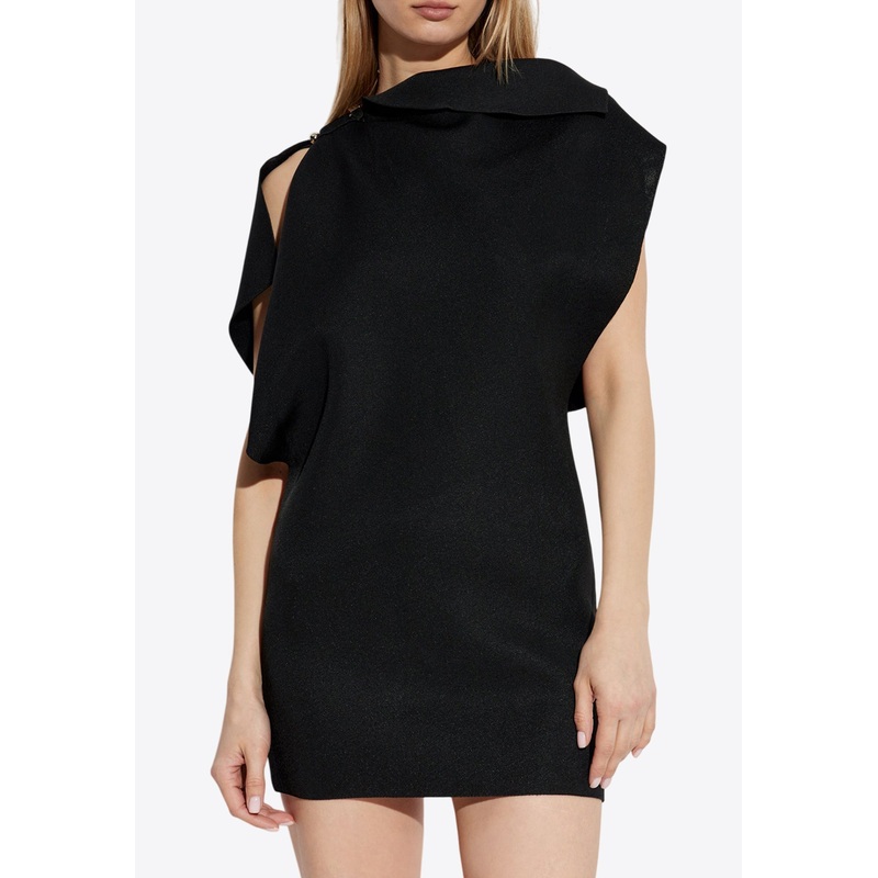 Trapze Mini Dress Black wrtwfr_FR 34