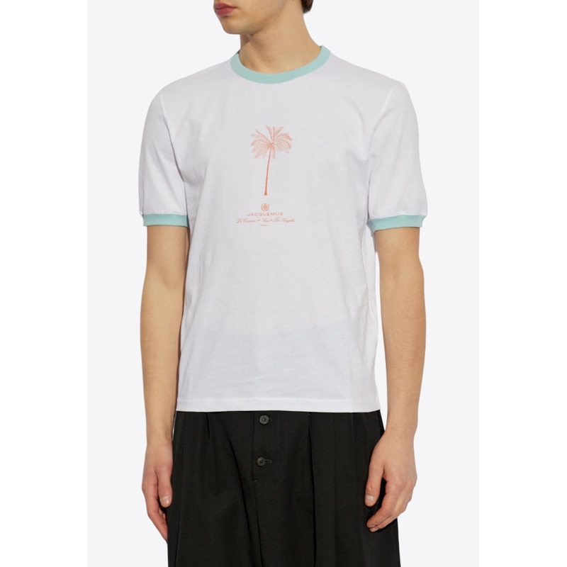 Venice Printed T-shirt White mrtwstd_S