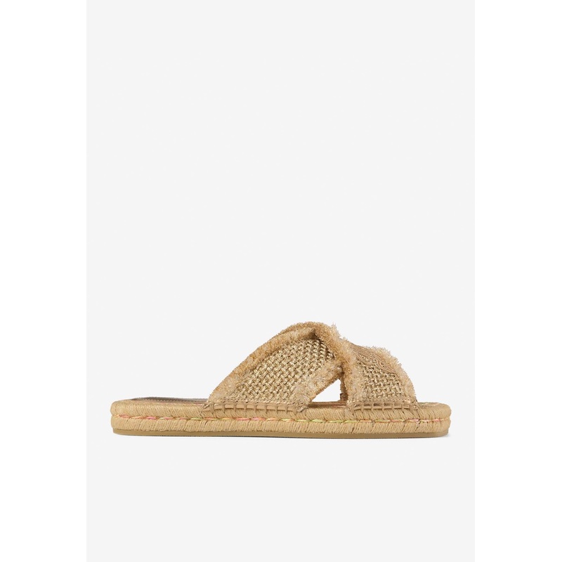 Aciel Woven Flat Sandals Beige wshoeseu_EU 36.5