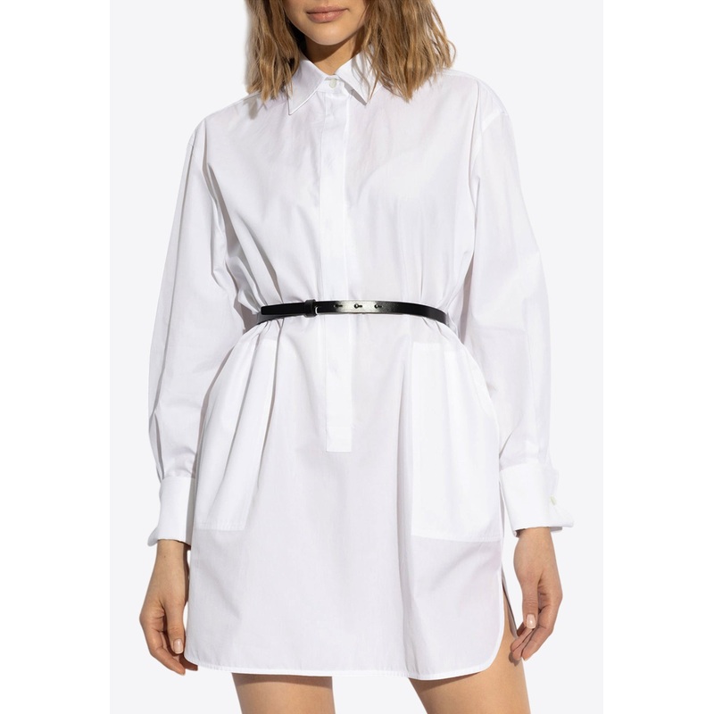 Alcade Mini Shirt Dress White wrtwit_IT 36