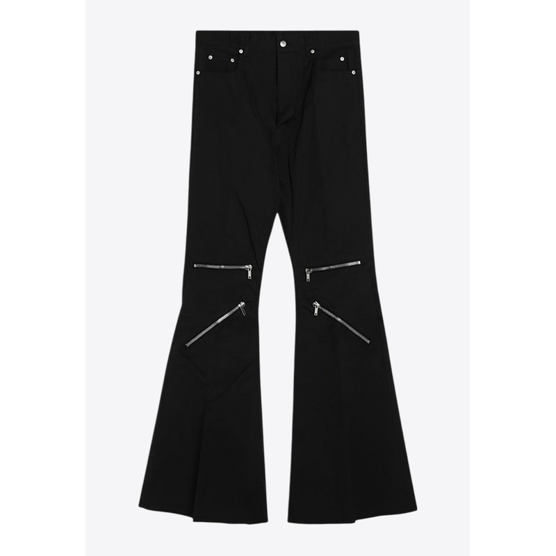 Bolan Flared Cargo Jeans Black mrtwbottoms_30