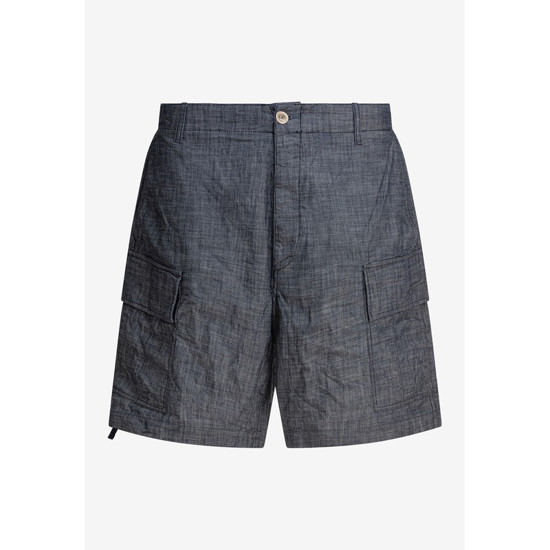 Chambray Cargo Shorts Gray mrtwit_IT 48