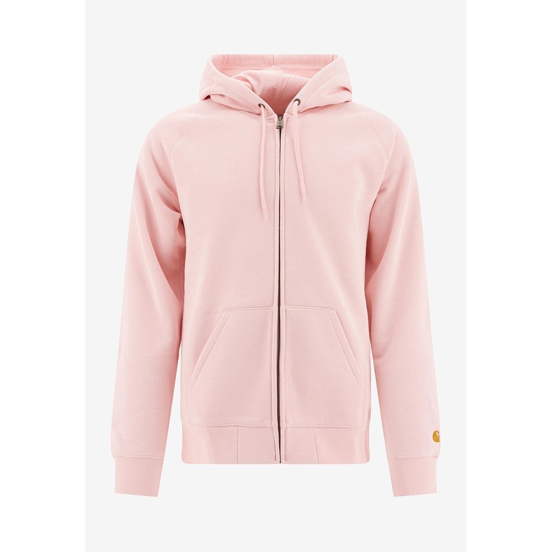 Chase Zip-Up Hooded Sweatshirt Pink mrtwstd_XS