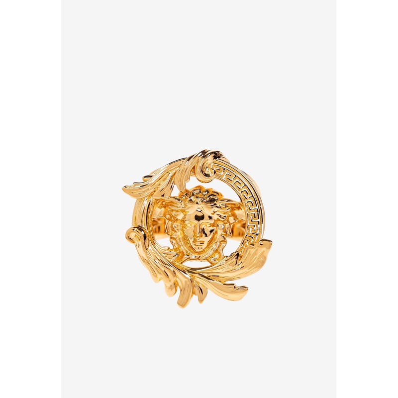Medusa Motif Barocco Ring Gold IT 9