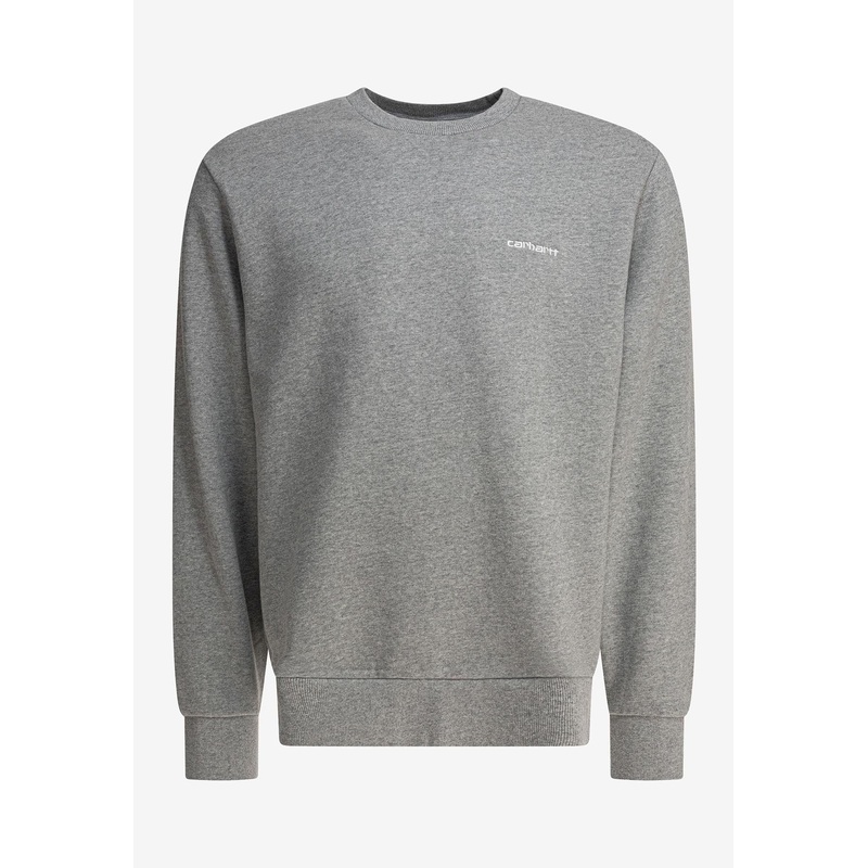Script Embroidered Sweatshirt Gray mrtwstd_S