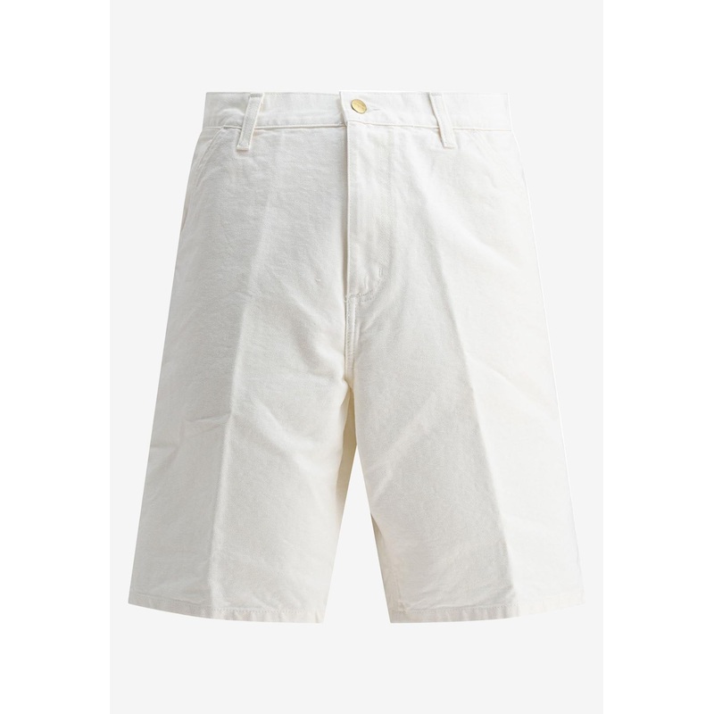 Single Knee Bermuda Shorts White mrtwbottoms_29