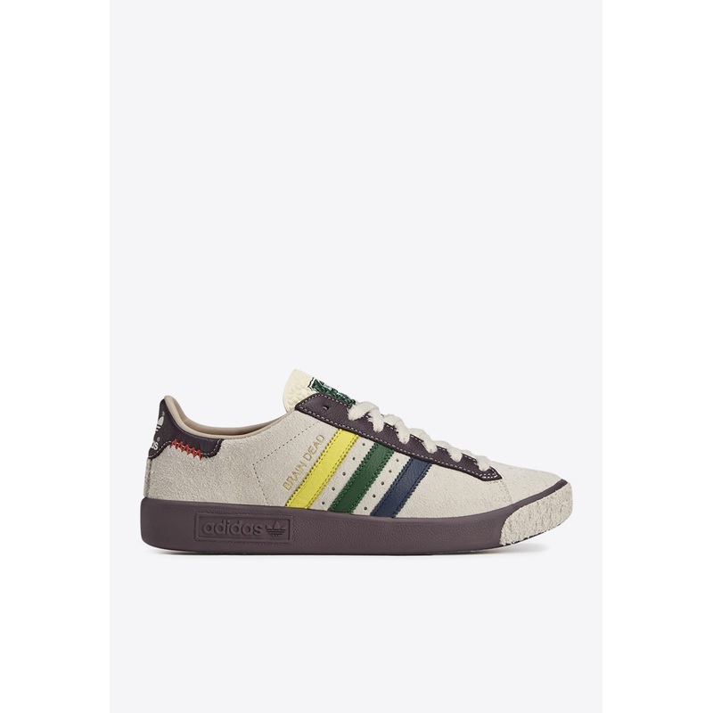 X Brain Dead Forest Hills Low-Top Sneakers Cream ushoesadiuk_UK 5
