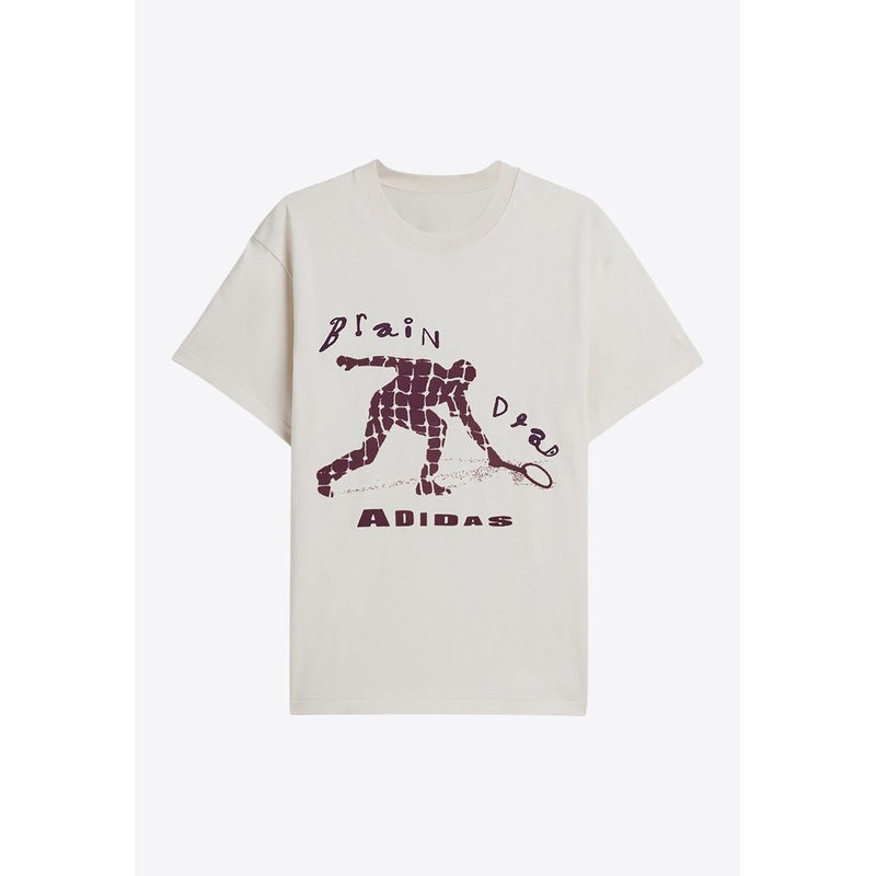 X Brain Dead Graphic Print T-shirt White mrtwstd_S