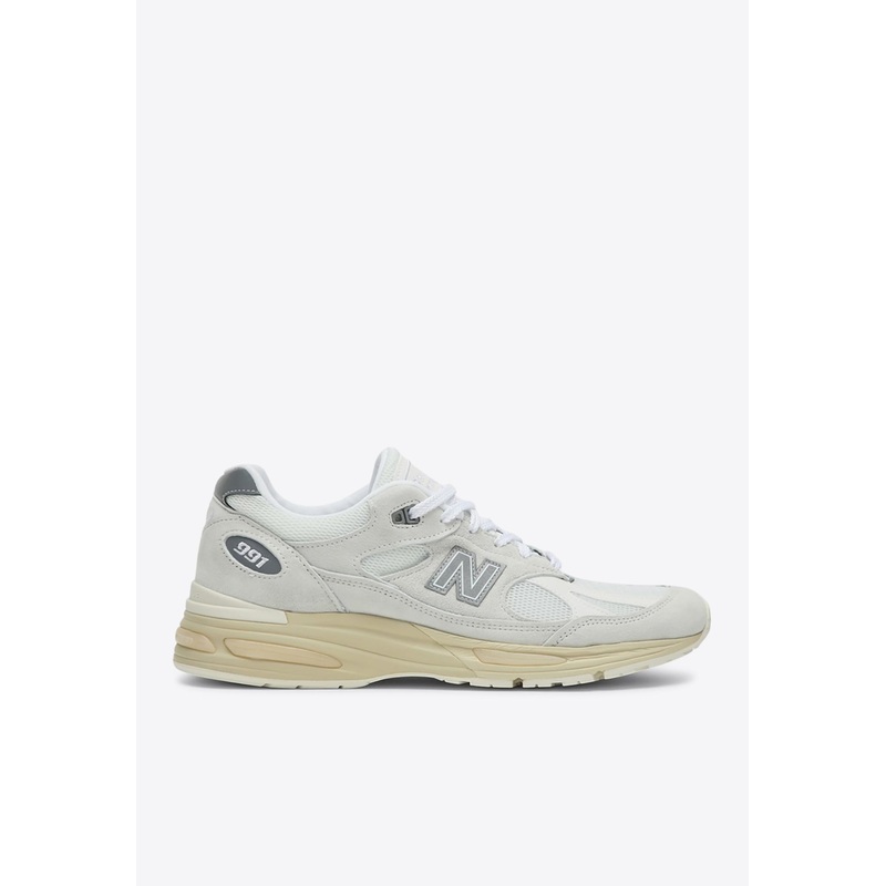 991V2 Lace-Up Sneakers White ushoesnb_M7.5/W9