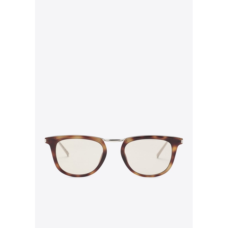 Havana Logo Round Sunglasses Beige Onesize